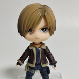 10cm Resident Evil Remake #2337 Leon S Kennedy Q Version Action Figures Anime Pvc Model Movable Model Doll Set Toy Gift