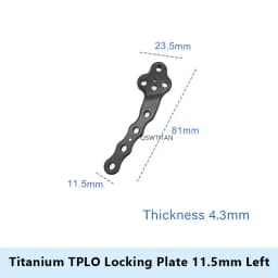 Titanium TPLO locking Plate ALPS Bone Plate Orthopedic Surgical Instruments Veterinary Pet Animal 1pcs
