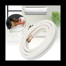 3Meter Air Conditioner Pair Coil Tube 1/4In 3/8In Insulated aluminumWire Set Air Conditioner Parts Refrigerant Tube