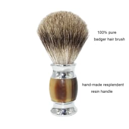 iRAZOR Classic Men's DE Double Edge Safety Razor Kit with 10 Blades Silvertip Shaving Brush Bowl Wet Shaving Grooming Gift Set
