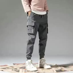 New Big Pockets Cargo Pants Women Ankle-length High Waist Drawstring Loose Streetwear Hip Hop Versatile Joggers Trousers Female