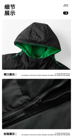 Men Winter Parka Windproof Cold Resistant Thick Casual Versatile Coat Simple Lightweight Hood Workwear Parkas Warm Quality Parka