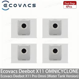 Ecovacs Deebot X11 OMNICYCLONE X11 Pro Omni (Water Tank Version) Main Side Brush Hepa Filter Rag Dust Bag Accessories