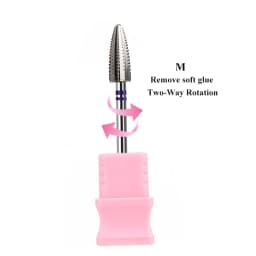 Professional Carbide Tungsten Nail Drill Bit For Hard Thick Gel Removal Acrylic Nail Bit Electric Drills File Manicure Accessory