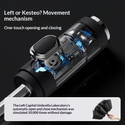 Automatic Reverse Fold Umbrella Step-Close Large Windproof Durable Car-Friendly All-Weather Sun/Rain