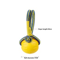 Training Pet Toy Dog Ball Bite Resistant EVA Foam Rubber Water Buoy Air Throwing Wearing Rope Elastic Ball Dogs Toys