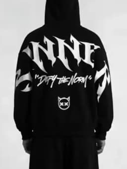 Unisex Loose Fit Pullover Hoodie Sinner Reflective Graphic Harajuku Vintage Fashion American Streetwear Mens Hooded Sweatshirt