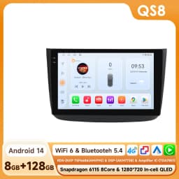Hizpo Android 14 Car Multimedia Player For Mercedes-Benz Viano 2 W639 2003 - 2015 Carplay 360Camera By Snapdragon 6115
