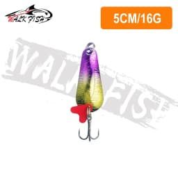 WALK FISH New 16g-28g Metal Spinner Spoon Trout Fishing Lure Hard Bait Sequins Noise Paillette Bait Hard Sequins Spinner