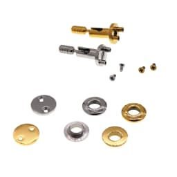 Stainless Steel DIY Bag Fold Lock Set Handbag Turn Twist Lock Buckle Leather Craft Hardware Bag Durable Accessories