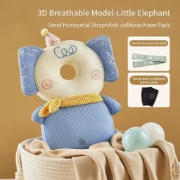 Baby Head Back Protector Safety Pad Newborn Walk Learning Headgear Anti-Fall Pillow Toddler Fall Prevention Cushion for Infants