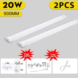 Led Closet Lamp Under Cabinet Light 110V 220V Led Tube Lamp Bar 20W Kitchen Cabinet Led Tube Indoor Lighting For Bedroom Closets