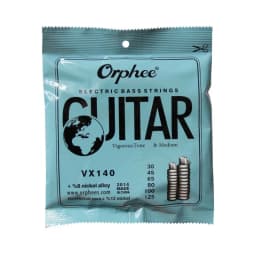 Orphee Bass Guitar Strings VX120 VX130 VX140 Medium Carbon Steel Hexagonal Core Alloy Wound Electric Bass Parts & Accessories