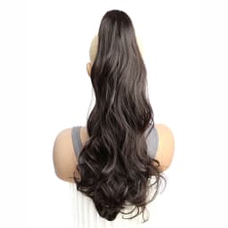 Synthetic Long Curly Ponytail Heat-resistant Claw Clip in Hair Extension Daily Easy to Wear Hairpiece for Women