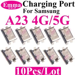10Pcs USB Charger Charging Port Dock Connector Origianl For Samsung A52 A72 A53 A35 A55 A33 A32 A23 A13 A34 A25 A52s A04 A05 A15