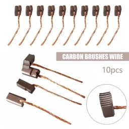 10Pcs 4*5*10mm Carbon Brushes DC Motor Generic Brush Replacement Leads Generator For DC12-24V Electric Motor Hand Tool Parts