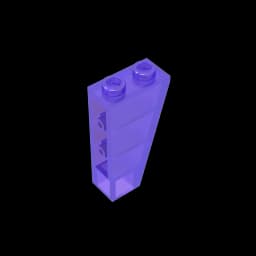 Gobricks GDS-864 Slope, Inverted 75 2 x 1 x 3 compatible with lego 2449 children's DIY Educational Building Blocks Technical