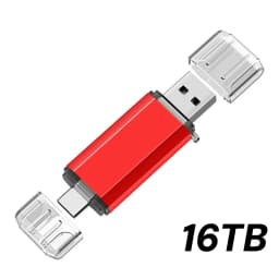 Lenovo 16TB 2 In 1 OTG USB Flash Drive 3.0 Type C 8TB 2TB Pendrive For iPhone Huawei Xiaomi Android Laptop Memory Stick