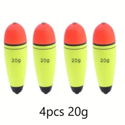 4pcs EVA Fishing Float Foam Plastic Sea Rock Fishing Striking Floats 20/30/50/60/80g Fishing Bobber Flotador Peche Boia Tackle