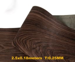 0.2-0.25mm Natural Thin Wood Veneer Roll White Oak Black Walnut Ebony Furniture Decorative Surface Board Panel Veener