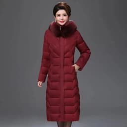 Middle Aged Mother Down Cotton Jacket 6XL Winter Oversized Thick Hooded Coat Windproof Rainproof Female Warm Long Parka Overcoat