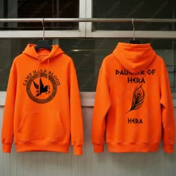 Camp Half Blood Hoodies Fall Winter Half Camp Game Men Women Orange Pullovers Percy Jackson Daughter Halloween Men Sweatshirt