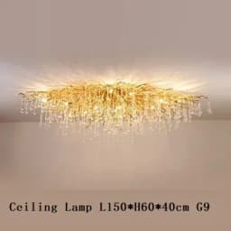 Luxury Crystal led Ceiling Lights Chandeliers Home Hanging Pendant Lamp Living Dining Room Bedroom Lustre Lampara techo