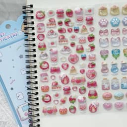 Mr. Paper 7Style Sweet Candy Party Series 3D Embossed Cute Sticker DIY Notebook Mobile Phone Case Photo Frame Photo Album Card