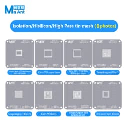 MAant Magnetic MOTIVE CPU Fixture For iPhone A8-A18 PRO &QUALCOMM&HiSilicon&EMMC CPU BGA Reballing Stencil Repair Kit Tools