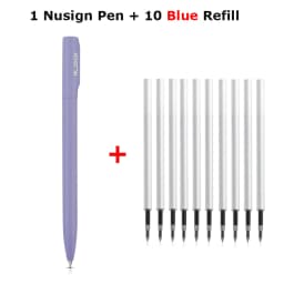 Nusign Gel Pen Neutral Pens Pучка Caneta Rotary Switch Smooth 0.5MM Black Ink Writing for Office School Cute Stationery