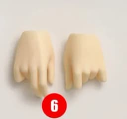 BJD Hands 1/4 Applies To The Hand Shape of The Minifee Resin Ball Jointed Doll Accessories Figures Toy