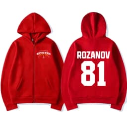 TV Heated Rivalry LIya Rozanov 81 Zipper Hoodies Men's Women Clothing Fashion Zip Up Sweatshirts Long Sleeve Jackets Streetwear