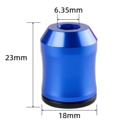 1/5Pcs Magnetic Screw Rings Magnetized Ring Screwdriver Bits Aluminum Alloy 6.35mm Shank Screw Bit Magnetic Magnetizer