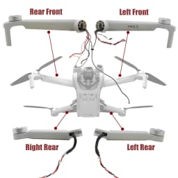 Original Arm With Motor For Mini 3 Arms Left/Right/Front/Rear Replace Accessories For Mini 3 Arm With Motor Repair Parts