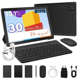 URAO 2026 Newest Tablet 10 Inch Android 16 30GB+128GB 1TB Expansion WiFi6 Dual Camera Stylus Keyboard Mouse Headphone PC PAD Set