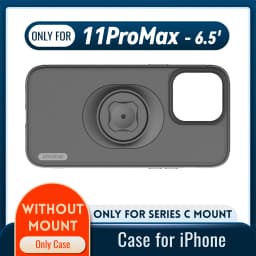 Waist Belt Clip Bicycle Phone Holder with Quick Mount Case for iPhone 17 16 15 14 13 12 11 Pro Max Mini for sincetop Series C