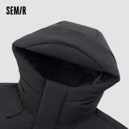 Semir Men Down Jacket 80 Percent Down Fill Long Length Thick Warm 2026 New Winter Daily Wear Urban Casual Style