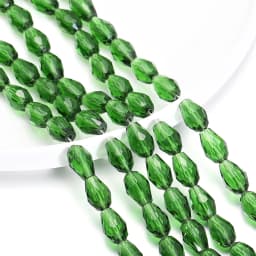 1 Strand 6-12mm Spacer Water Drop Beads AB Shine Glass Crystal Drop Pendant for DIY Earing Bracelet Jewelry Making Accessories