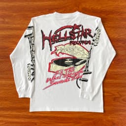 HS Recdrds Ins Same European and American Fashion Brand Cotton Long-Sleeved T-Shirt