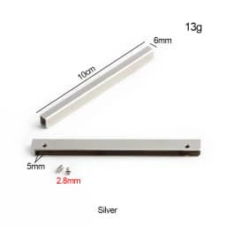 38/50/90/100MM Metal Corner Screws Edges Protector Buckles For DIY Bags Purse Shoulder Strap End Stopper Clasp Clip Accessories