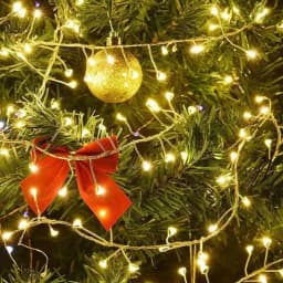 6M-50M LED String Fairy Cluster Lights Silver Wire Christmas Tree Light Outdoor Garland New Year Street Home Party Wedding Decor