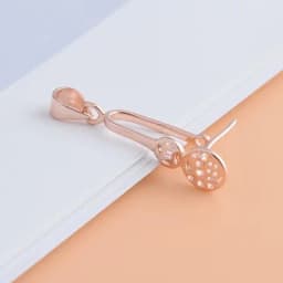 S925 sterling silver DIY accessories, safety buckle buckle amber beeswax jade pendant clasp head clip