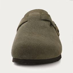 KIDMI Suede Clogs for Women Men Mules Cork Footbed Sandals With Arch Support Fashion Nonslip Outdoor Beach Slippers Home Shoes