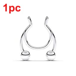 Punk C Shape Steel Nose Ring Horseshoe Lip Ring puncture Hook Clip Earrings Septum No Allergic Body Piercing Jewelry Nose Rings