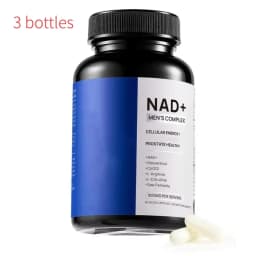 NAD+ Men’s Complex 1000mg Boost Stamina & Blood Flow with L-Arginine CoQ10 & Resveratrol Fight Fatigue Vegan Formula 60 Capsules