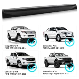 ABS Rear Spoiler Tailgate Cover Trim for Ford Ranger 2012-2022 Wildtrak Limited XLT XLS Raptor Rear Bed Protector Car Styling