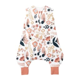 Kids Pajamas Summer Thin Sleeveless Split Legs Jumpsuit 2-Ways Zippers Children Sleepwear 1-4 Years Girls Boys Sleeper Blanket