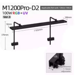 Week Aqua Aquarium Light M Series Plant LED APP Control Full Spectrum