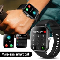 The Highly Sought-after Multi-functional Smartwatch of 2026 Features a Full Touch Display, Silicone Strap
