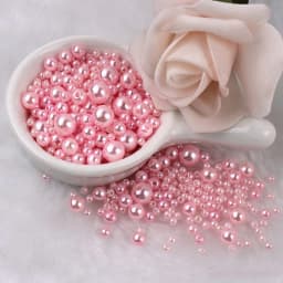 150PCS With Hole ABS Imitation Pearl Bead 3/4/6/8MM Round Plastic Acrylic Spacer Bead for DIY Jewelry Making Findings